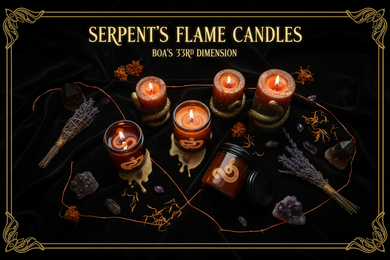 Serpent's Flame Candles