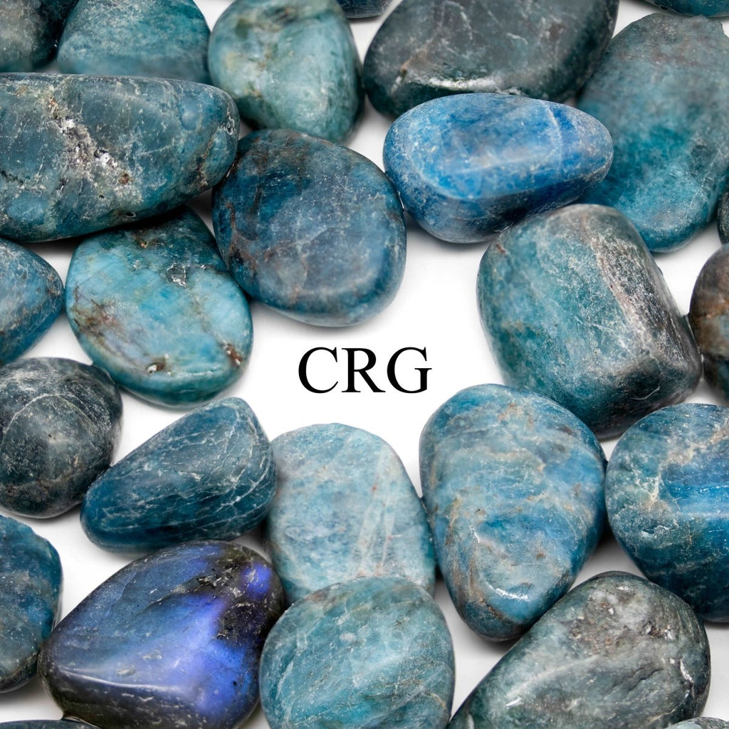 Tumbled  Blue Apatite / 20-50mm AVG - 1 KILO LOT