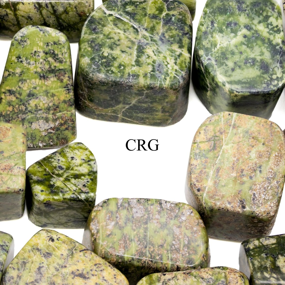 Tumbled Extra Quality Asterite Serpentine / 1-2" AVG - 1 KILO LOT