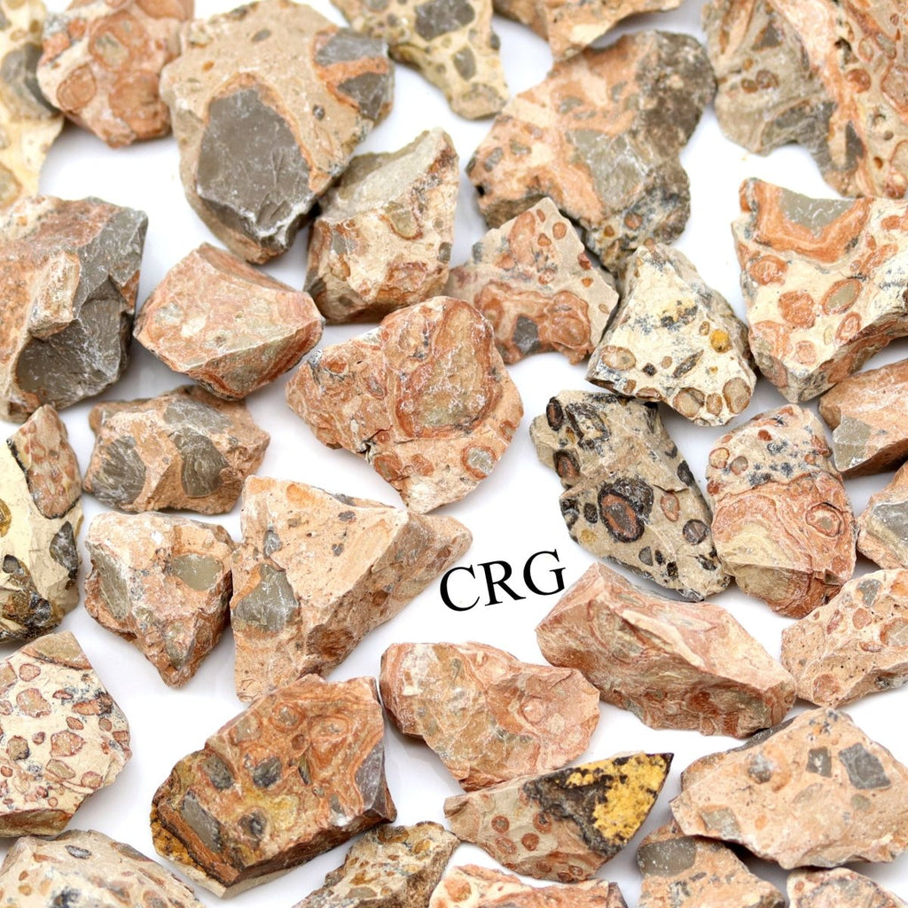 Rough Leopard Skin Jasper / 1-2" AVG - 1 KILO LOT