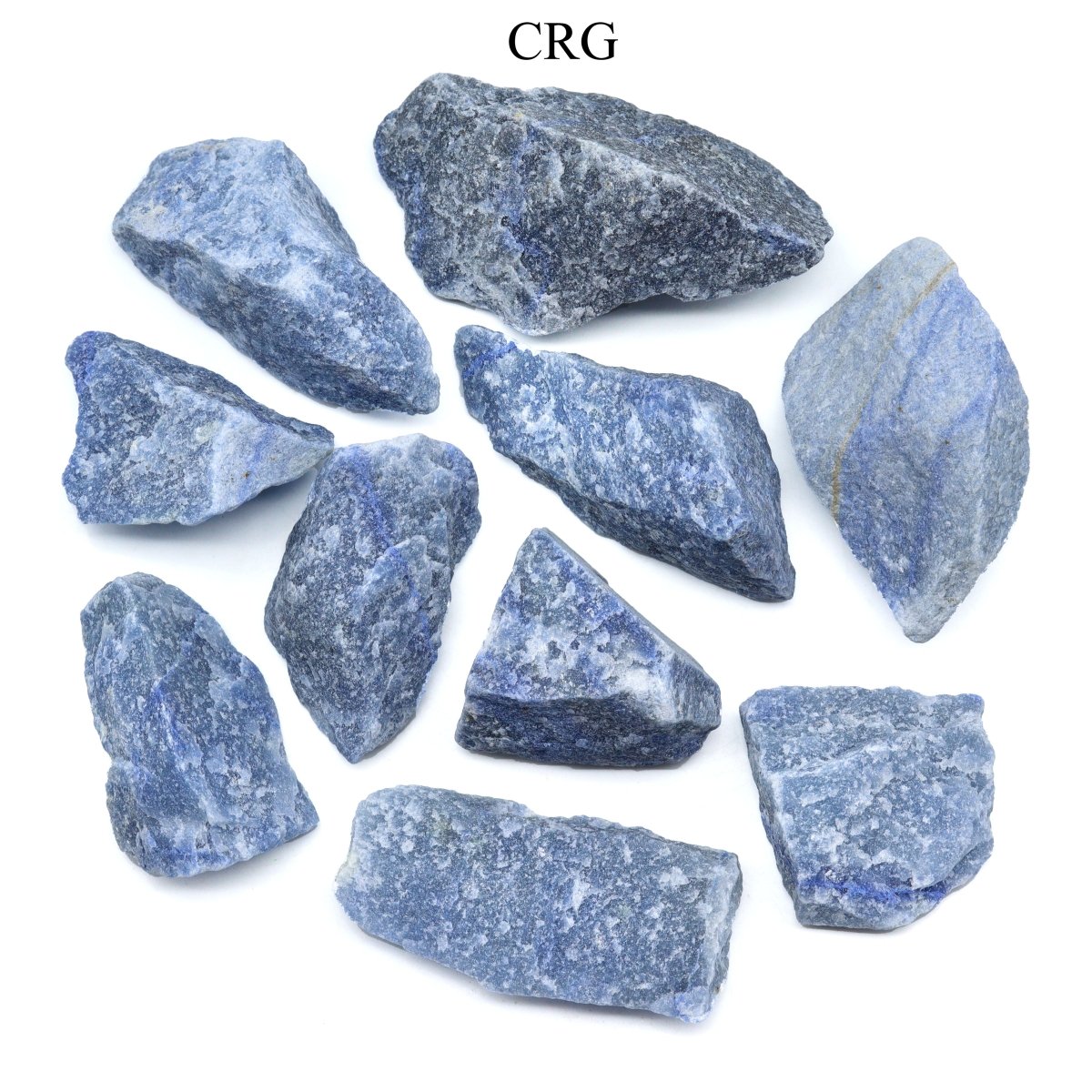 Rough Blue Quartz (20-40mm) (1 LB. LOT)