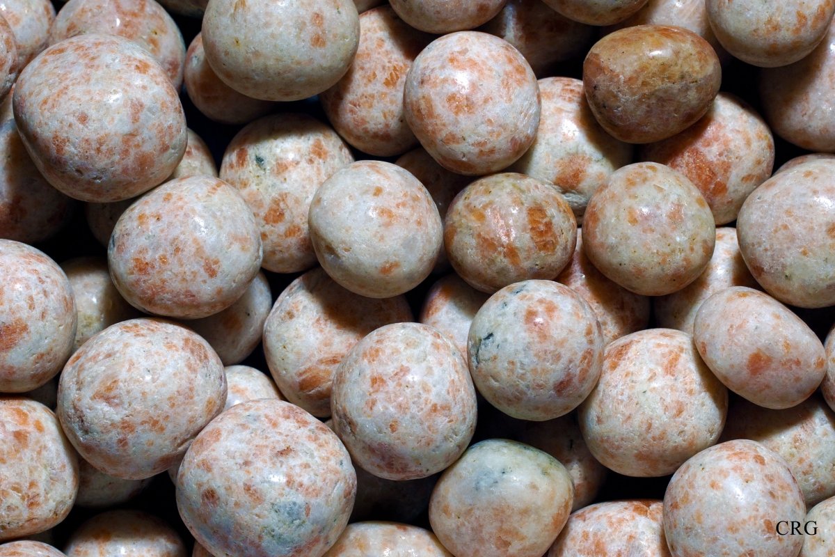 Tumbled Sunstone / 25-32mm AVG - 1 KILO LOT