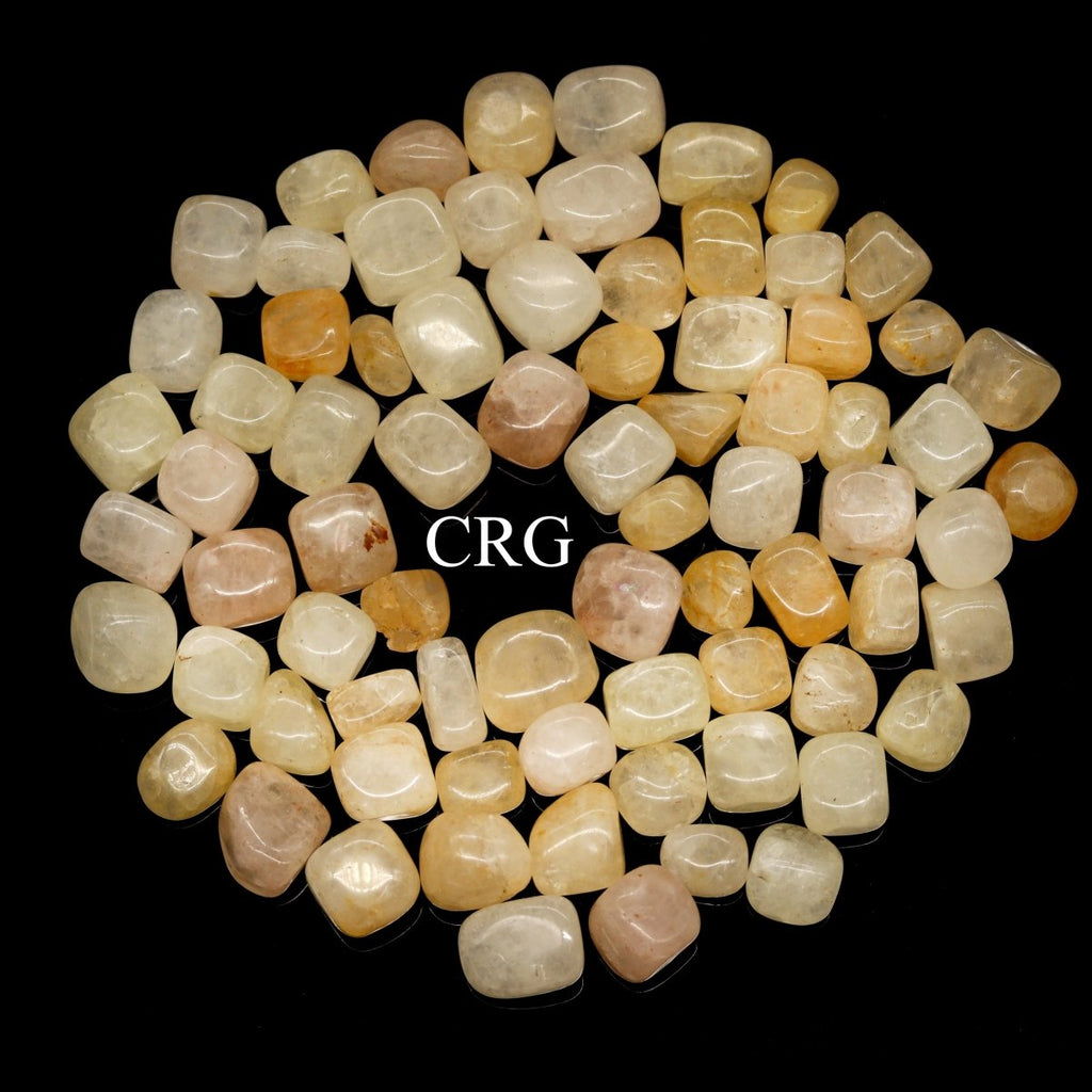 Tumbled Yellow Quartz / 20-50mm AVG - 1 KILO LOT