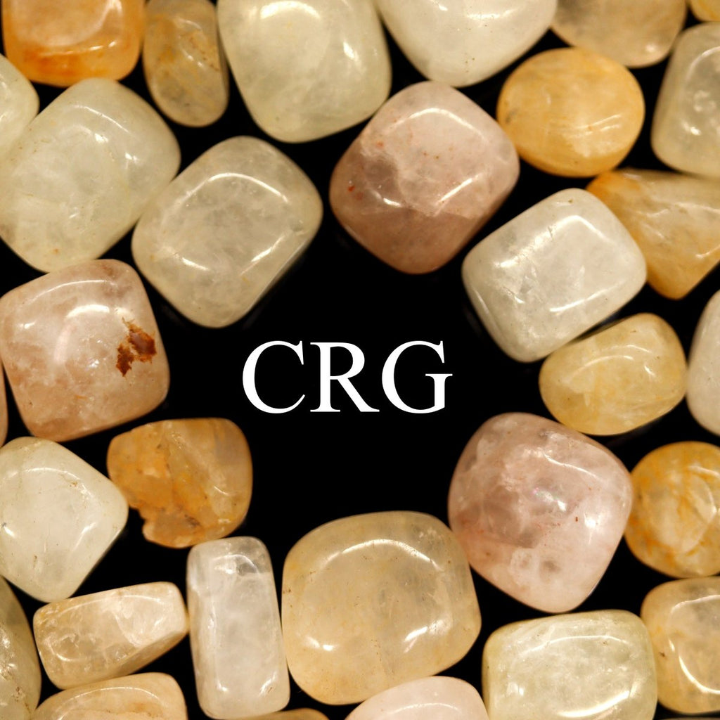Tumbled Yellow Quartz / 20-50mm AVG - 1 LB. LOT