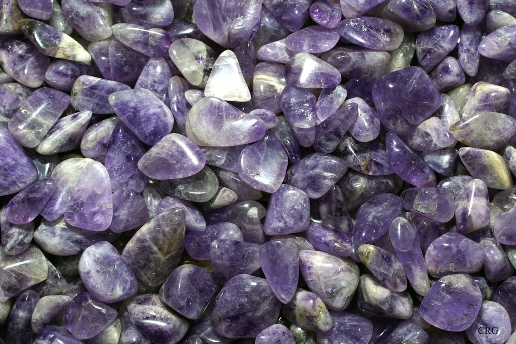 Tumbled Amethyst / 20-45mm AVG - 1 LB. LOT