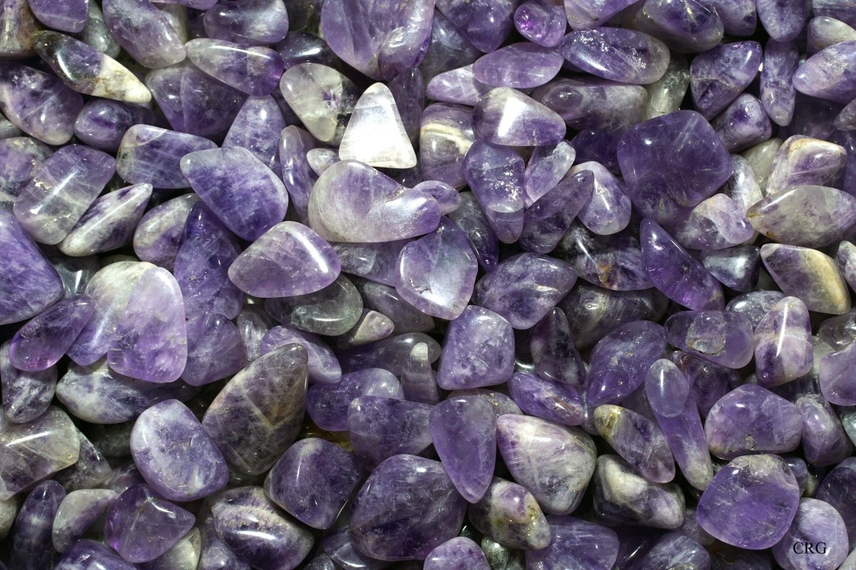 Tumbled Amethyst / 20-45mm AVG - 1 LB. LOT