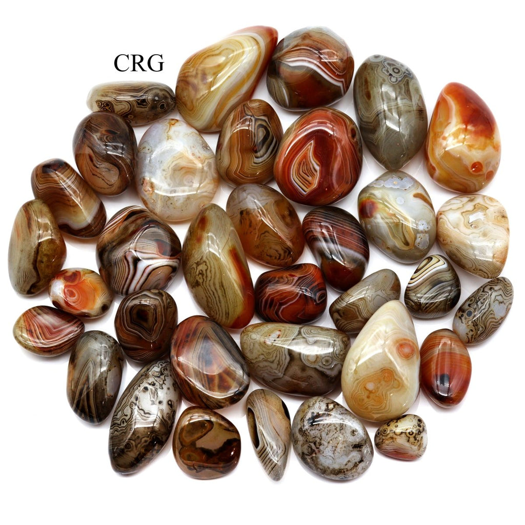Tumbled Sardonyx Gallets / 2-3.5" AVG - 1 LB. LOT
