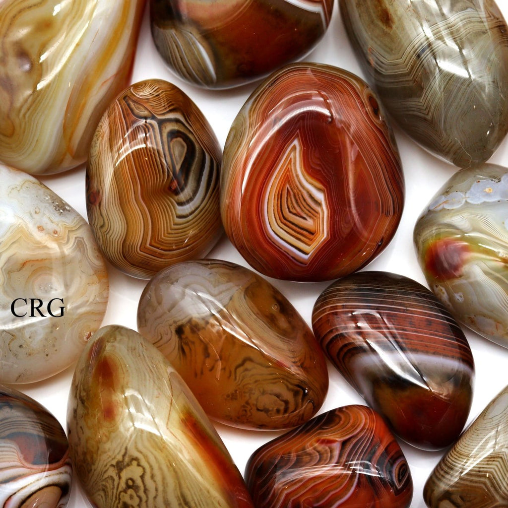 Tumbled Sardonyx Gallets / 2-3.5" AVG - 1 LB. LOT