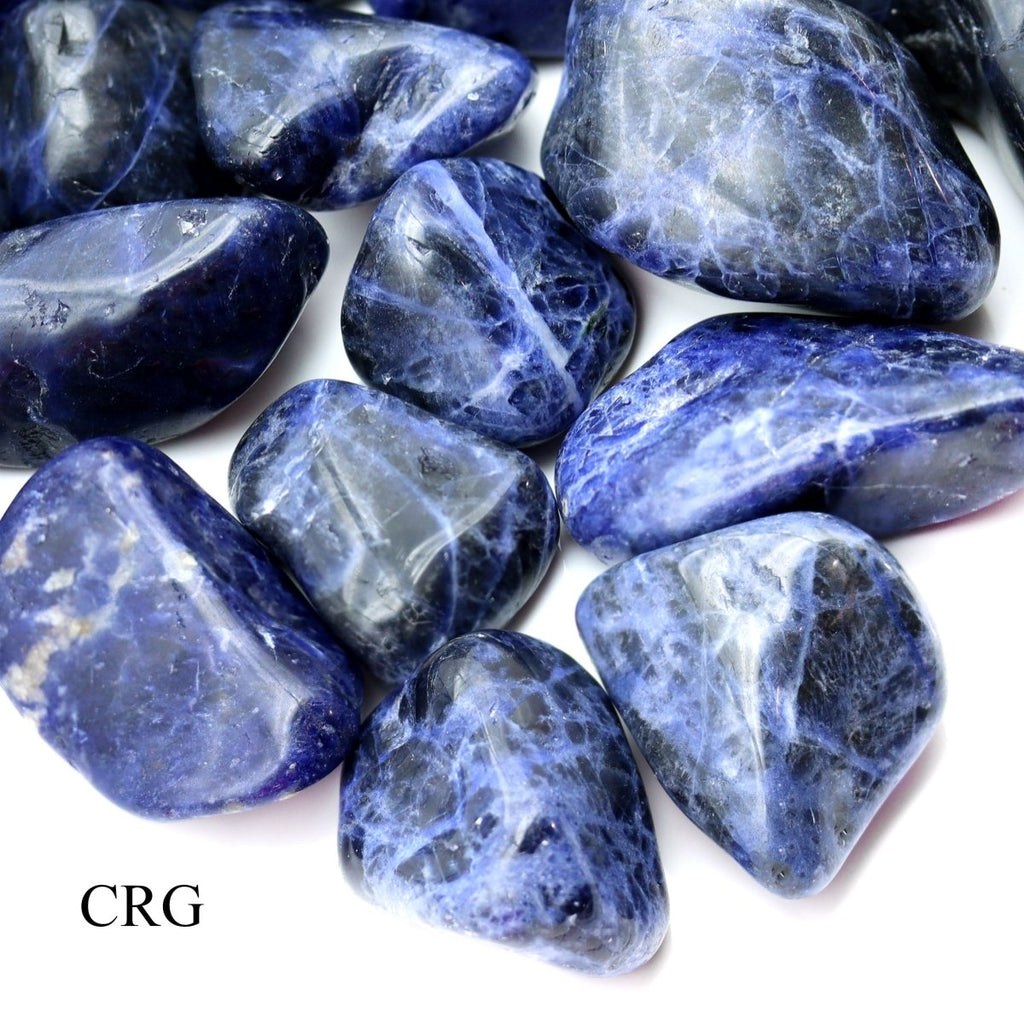 Tumbled Extra Quality Sodalite / 20-40mm AVG - 1 KILO LOT
