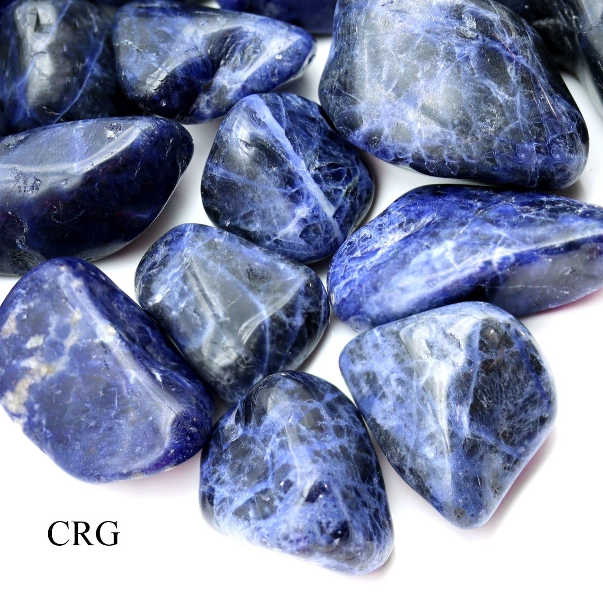 Tumbled Extra Quality Sodalite / 20-40mm AVG - 1 KILO LOT