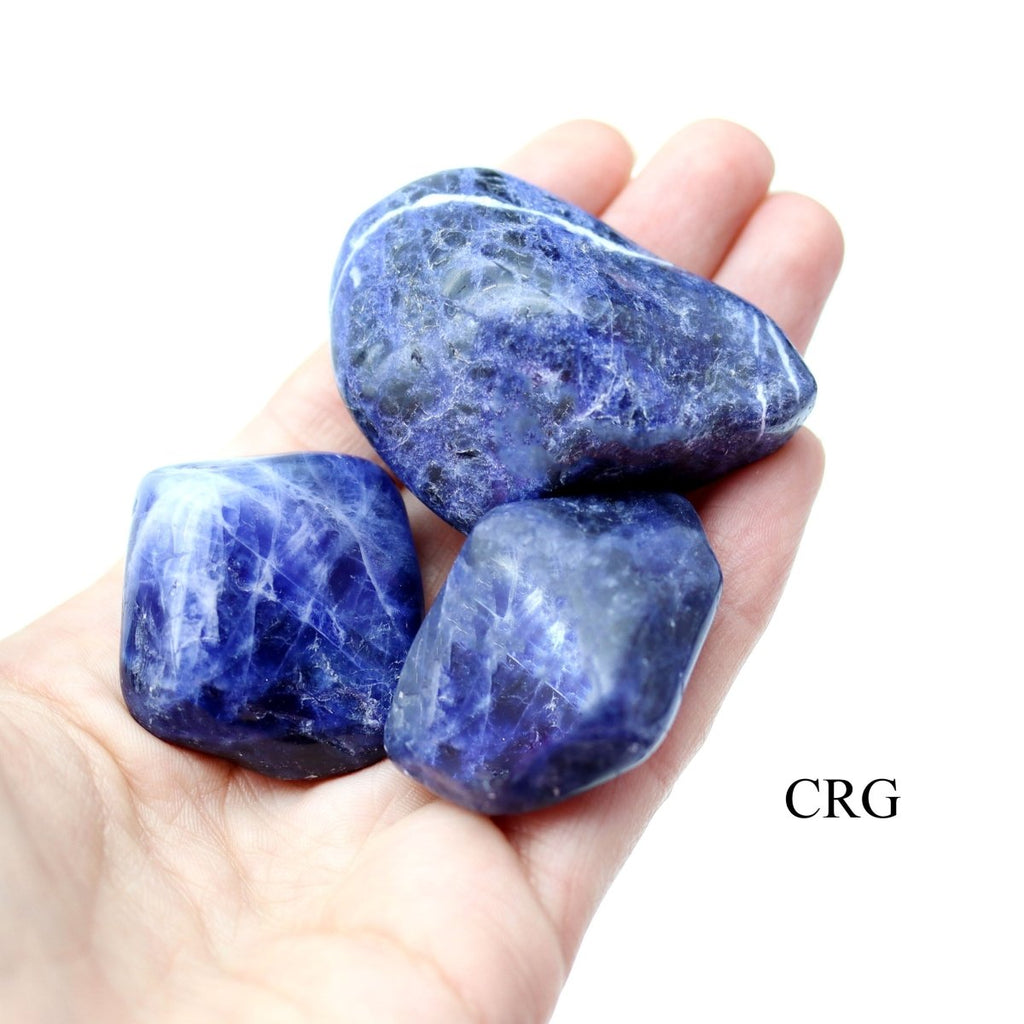 Tumbled Extra Quality Sodalite / 20-40mm AVG - 1 KILO LOT
