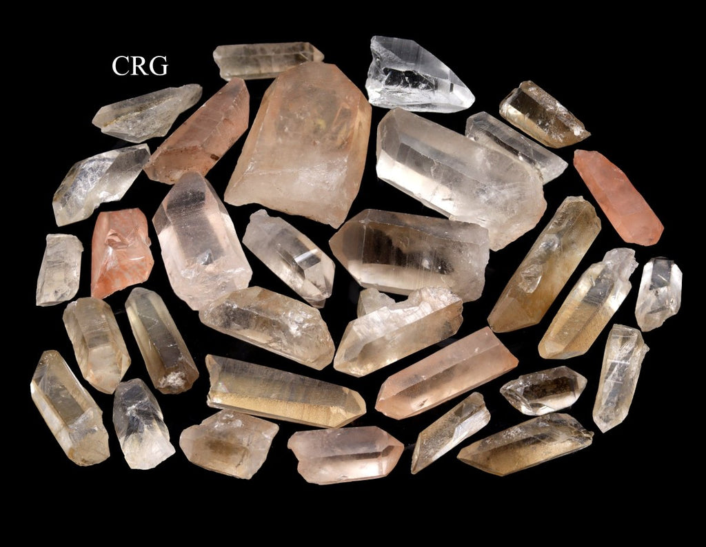 Tangerine Quartz Points / 1-4" AVG - 1 LB. LOT