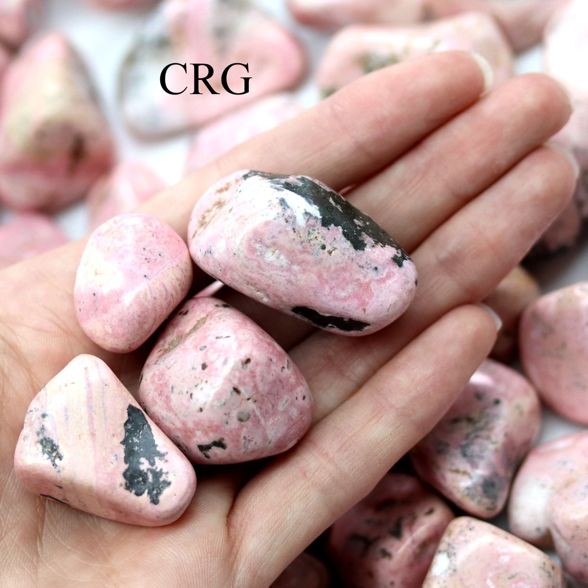 Tumbled Rhodonite / 1" AVG - 1 PIECE