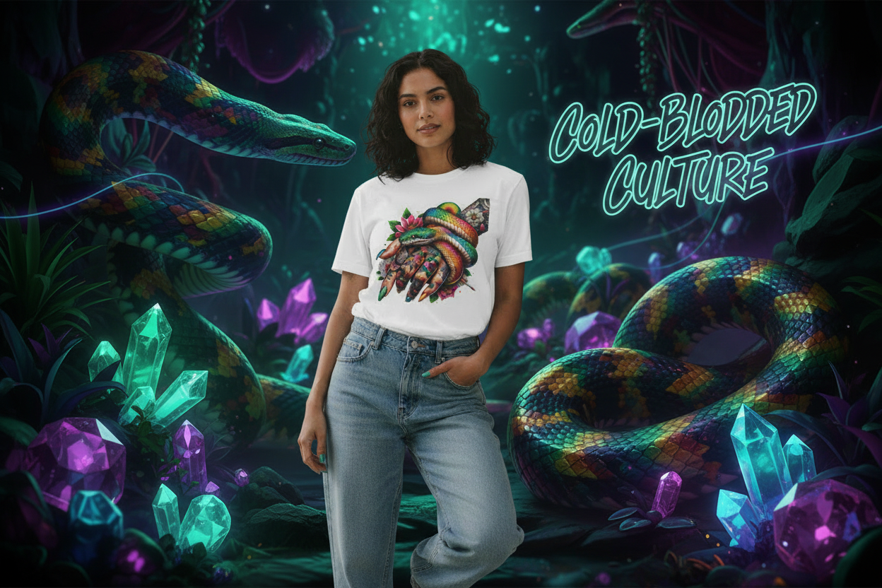 Constrictor Tee | Cold-Blooded Culture by Heather Da Boa