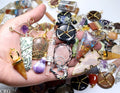 Assorted Gemstone Pendants Gold Plated (20 Pieces) (INJD)