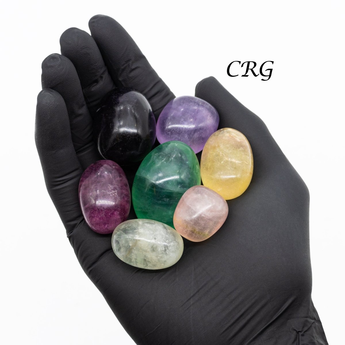 Tumbled Colorful Fluorite / 1-2" AVG - 1 LB. LOT
