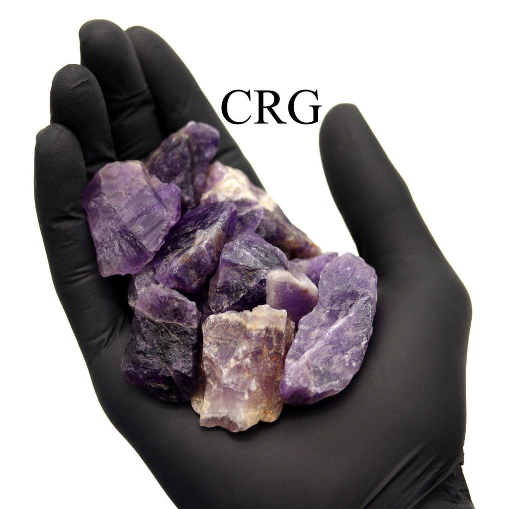5 KILO LOT - Amethyst Rough Rock from India / 25-40mm Avg