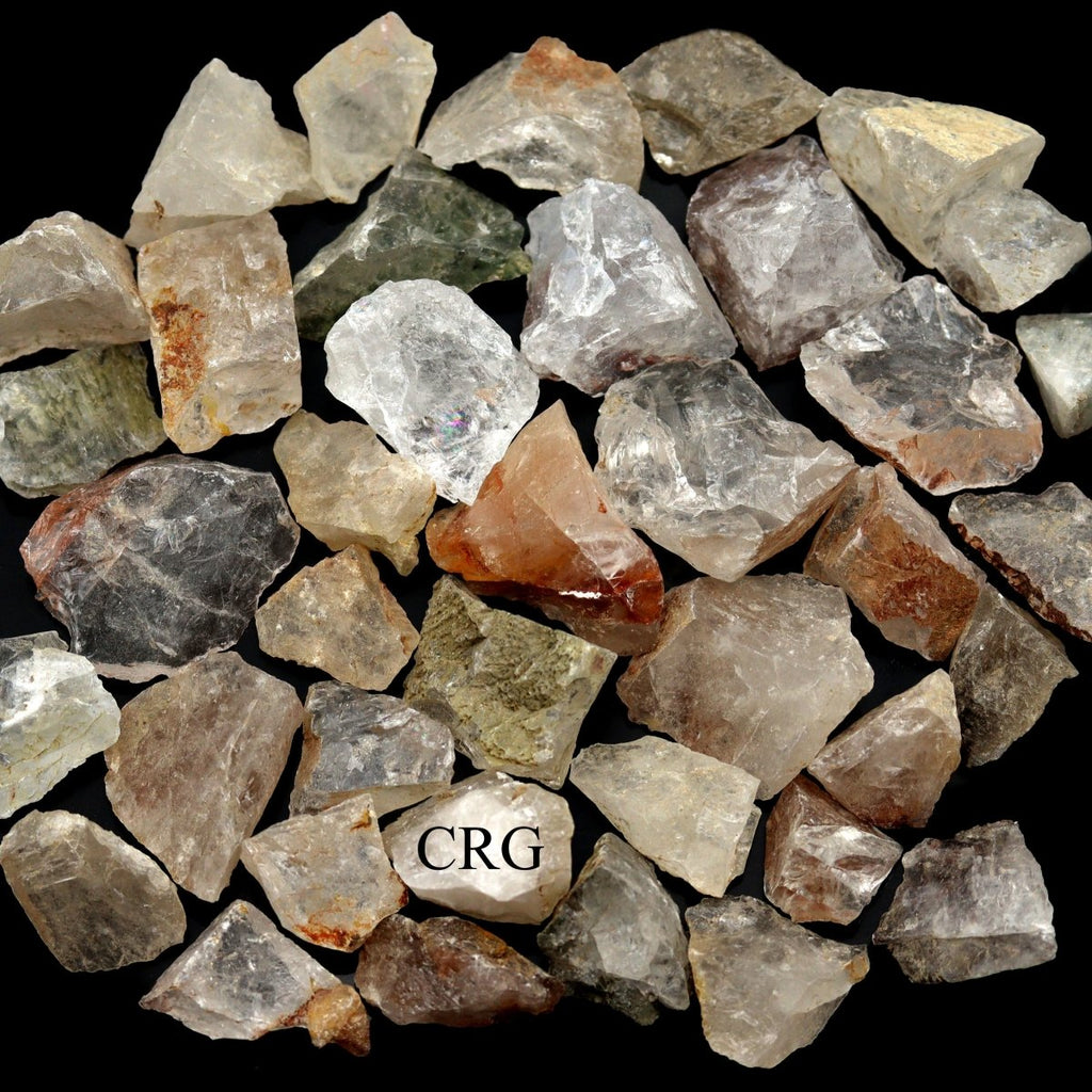 5 KILO LOT - Rough Mixed Quartz from India / 1"-4" avg.