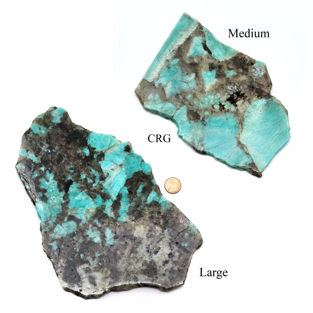 Amazonite Slab from Madagascar / 7"-10" AVG