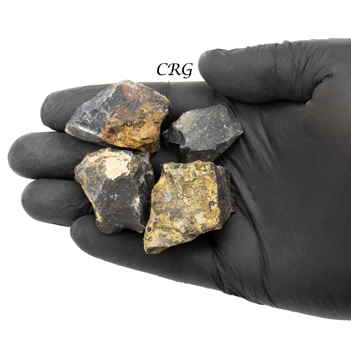 Rough Black and Grey Agate / 1-2" AVG - 1 KILO LOT
