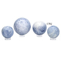 5 Kilo Lot. Blue Calcite Sphere