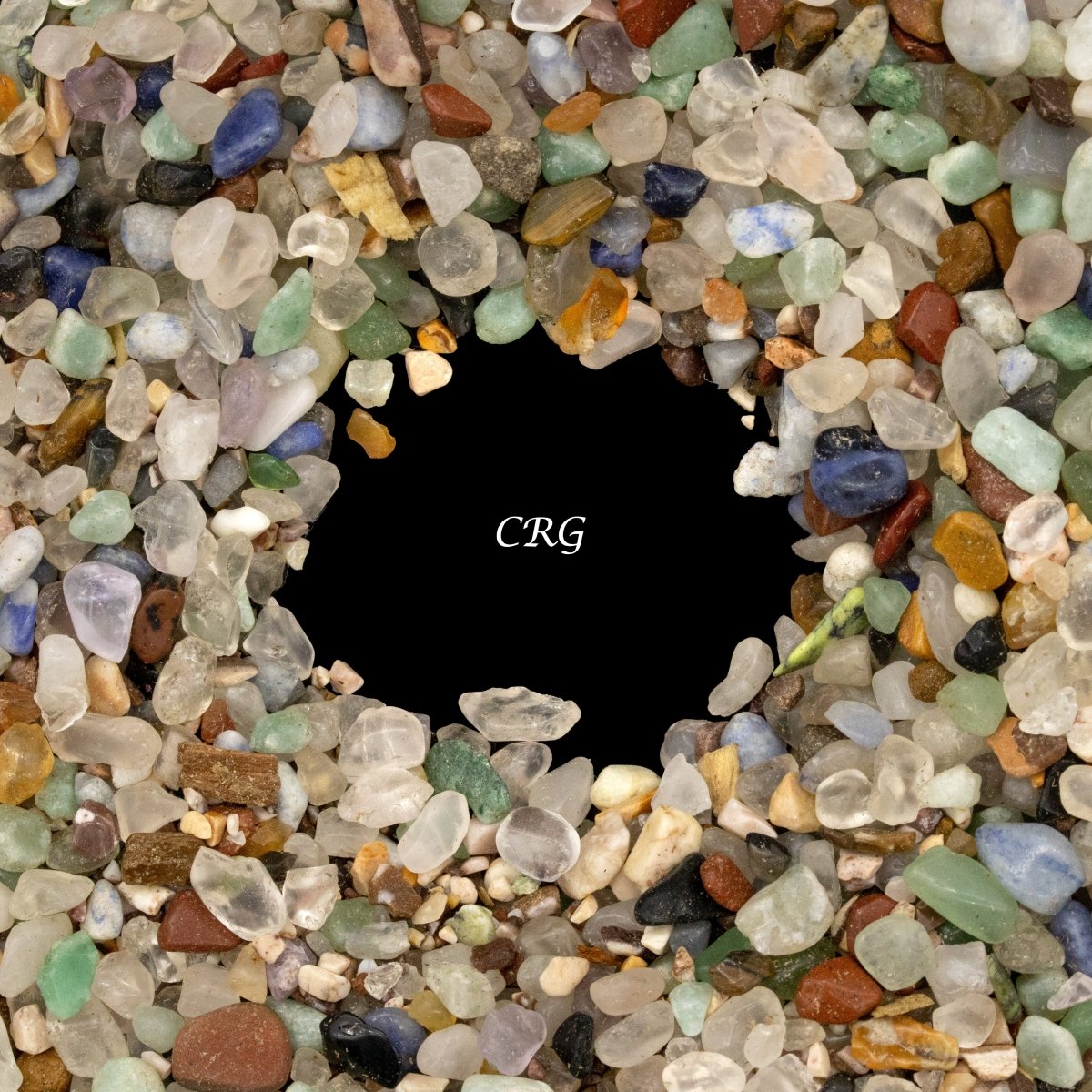 Tumbled Mixed Gemstone Chips 5mm (1 Pound)