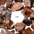 Rough Mahogany Obsidian / 1-2" AVG - 1 LB. LOT