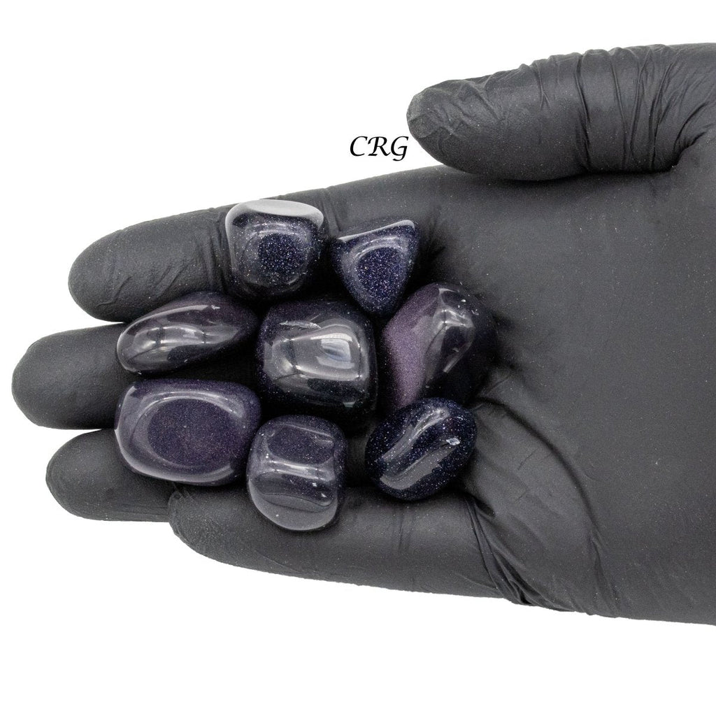 Tumbled Blue Goldstone / 0.5-1" AVG - 1 KILO LOT