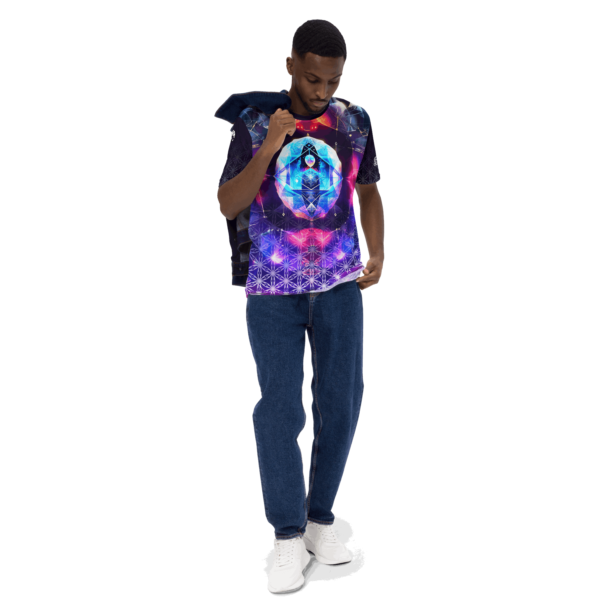 Reflective Awareness |Men’s Sacred Geometry Tee