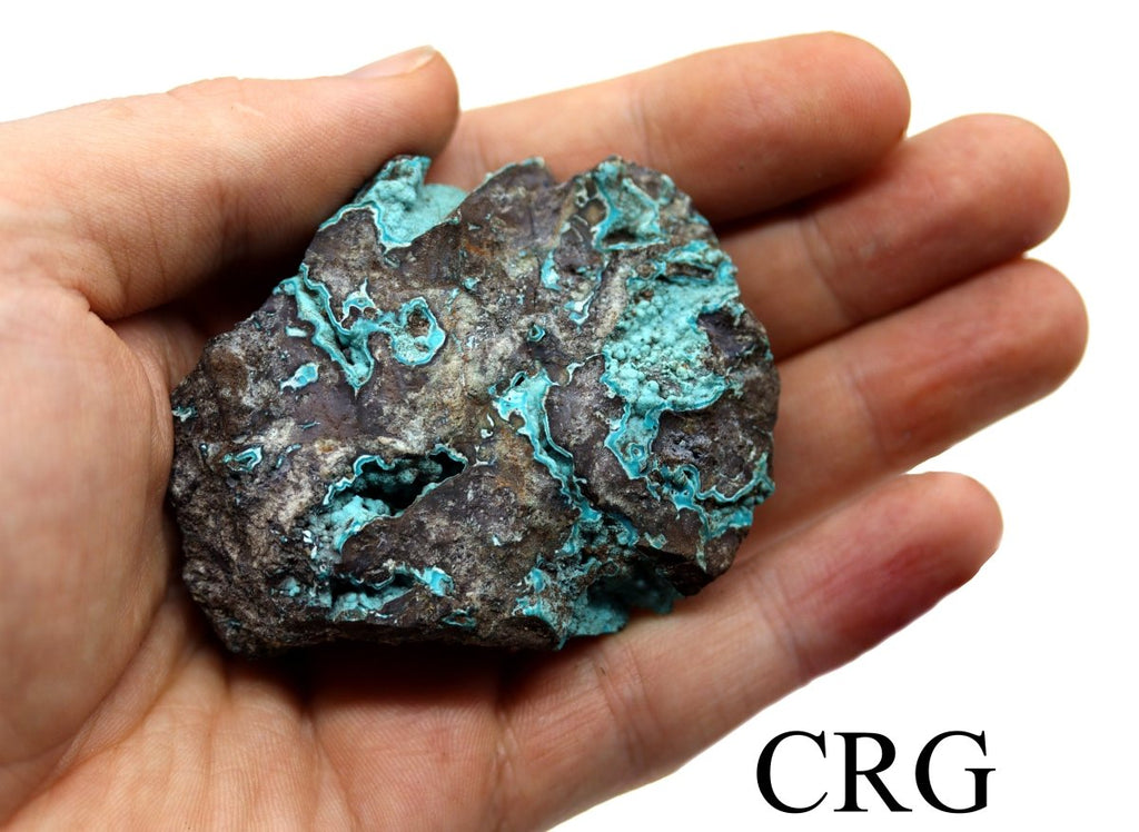 Rough Chrysocolla Druzy (1 Pound) Size 30 to 75 mm Bulk Wholesale Lot Crystal Minerals