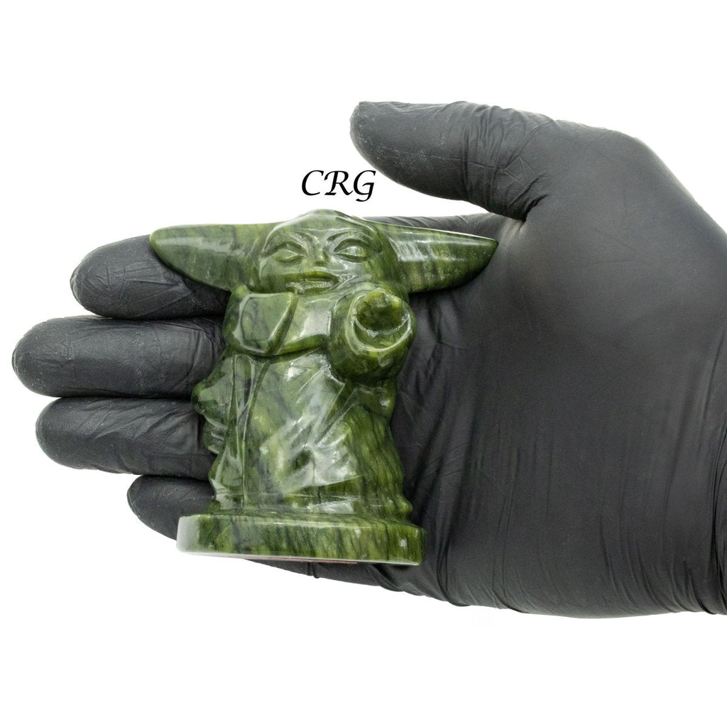 Nephrite Jade Baby Yoda