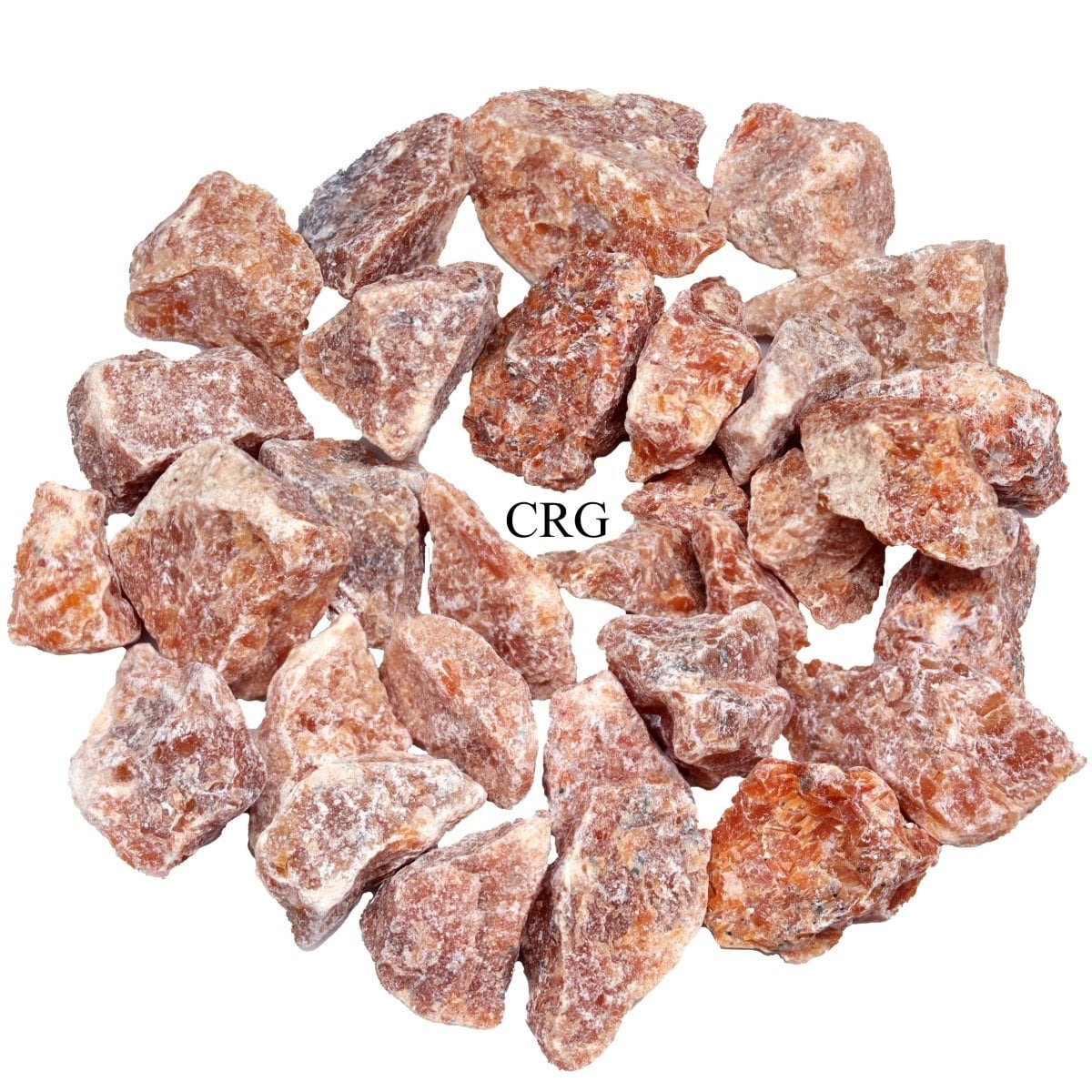 Orange Orchid Calcite Rough Pieces (Size 20 to 40 mm) Raw Crystals Minerals Gemstones