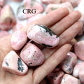 Tumbled Rhodonite / 25-30mm - 8 OZ. LOT