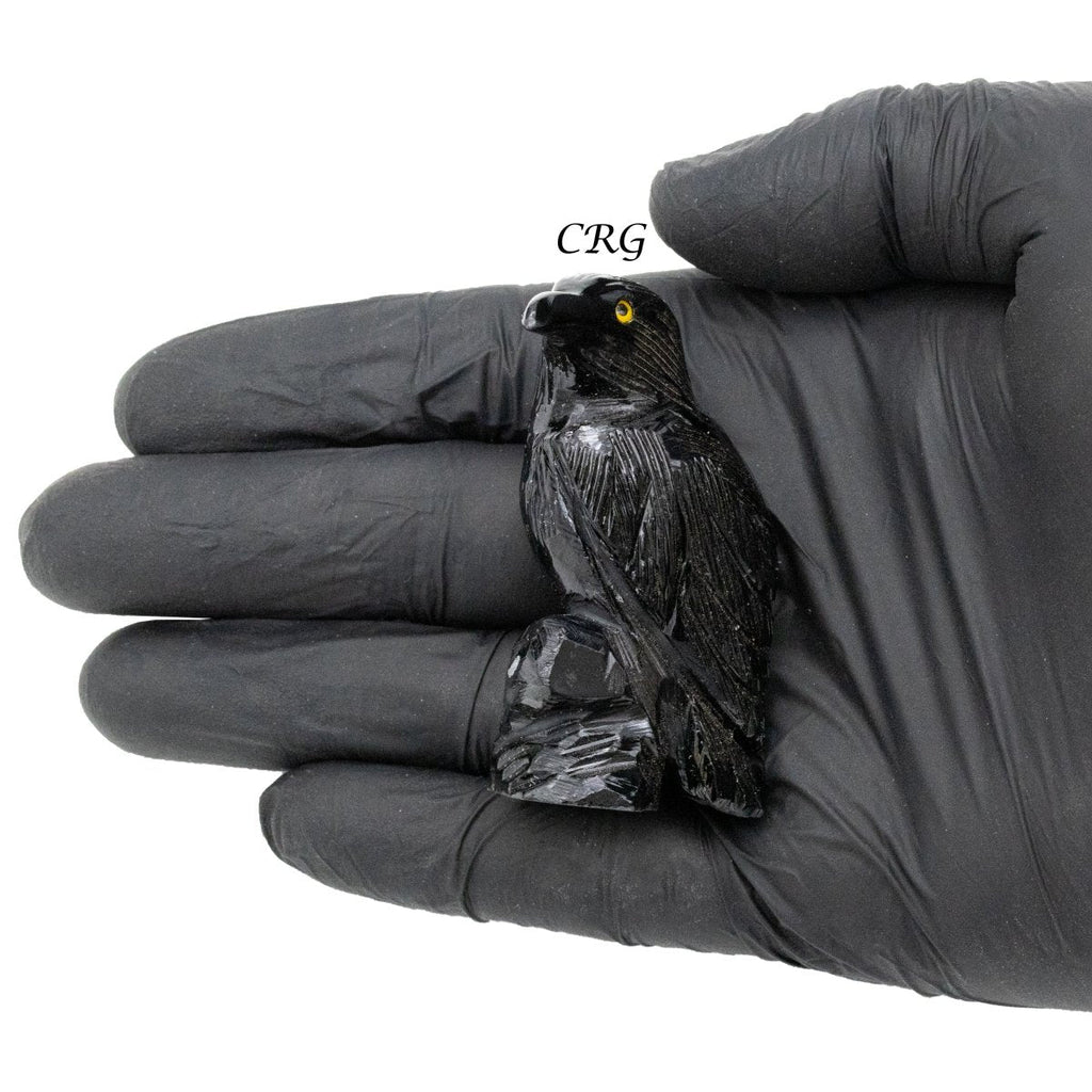 Qty 1 - Black Obsidian Raven