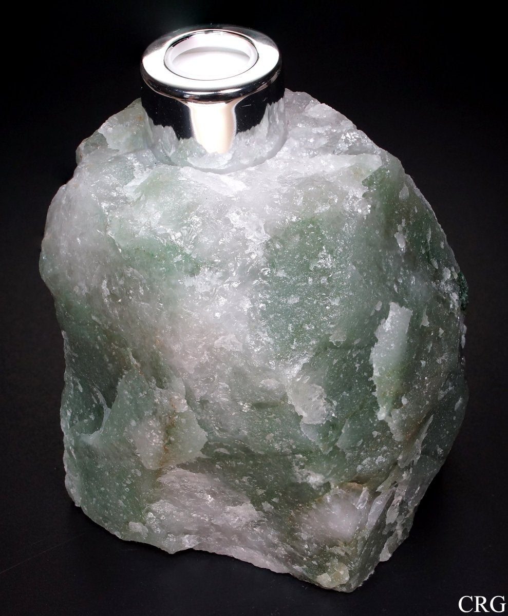 QTY 1 - Green & White Quartz Oil Diffuser