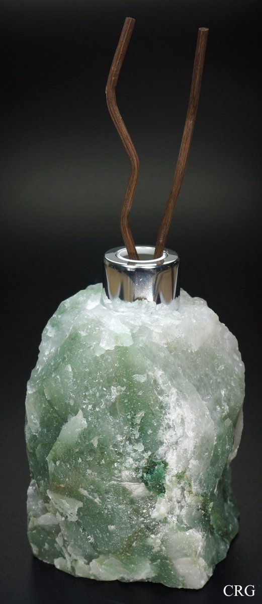 QTY 1 - Green & White Quartz Oil Diffuser