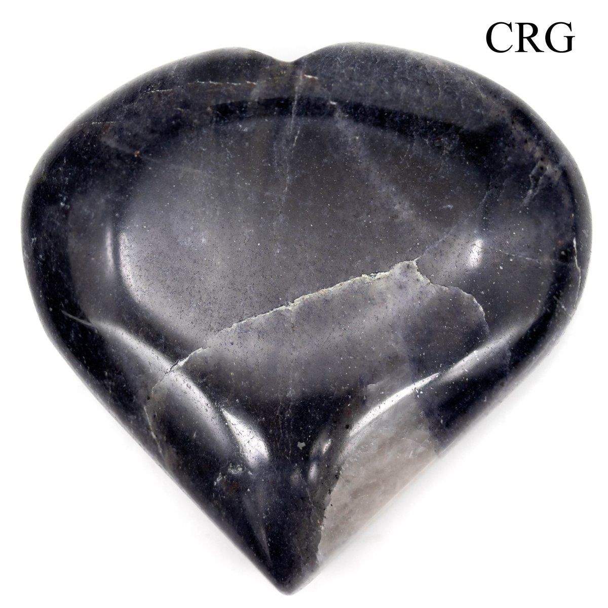 QTY 1 - Iolite Puffy Heart / 2-4" AVG