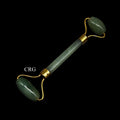 QTY 1 - Light Green Aventurine Facial Massage Roller / 5.5" AVG