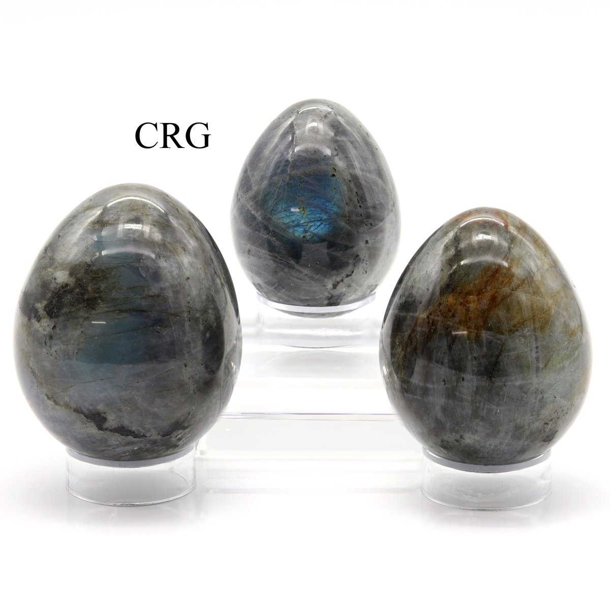 QTY 1 - Madagascar Labradorite Egg / 40-60 mm avg.