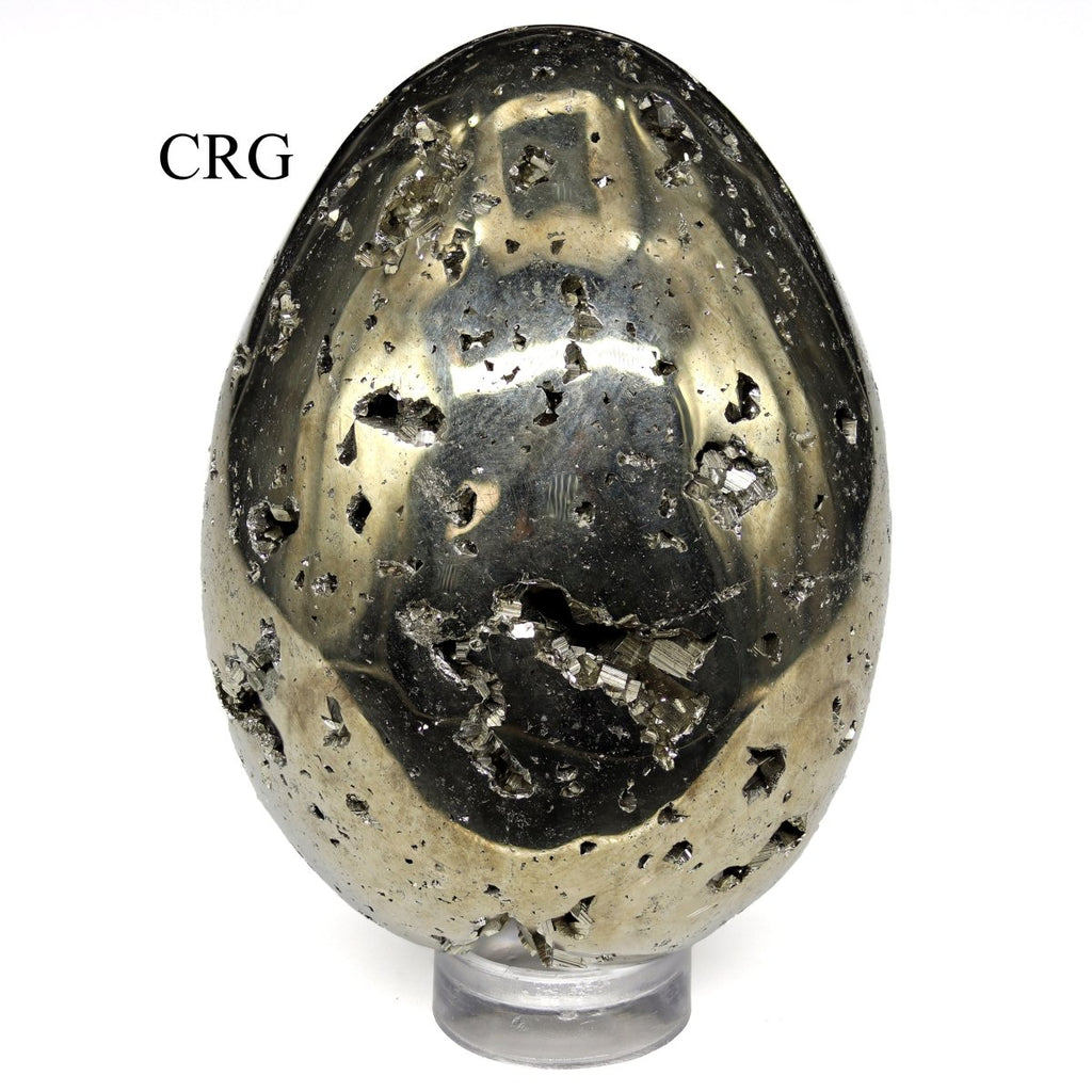 QTY 1 - Peru Iron Pyrite Egg / 45-50MM
