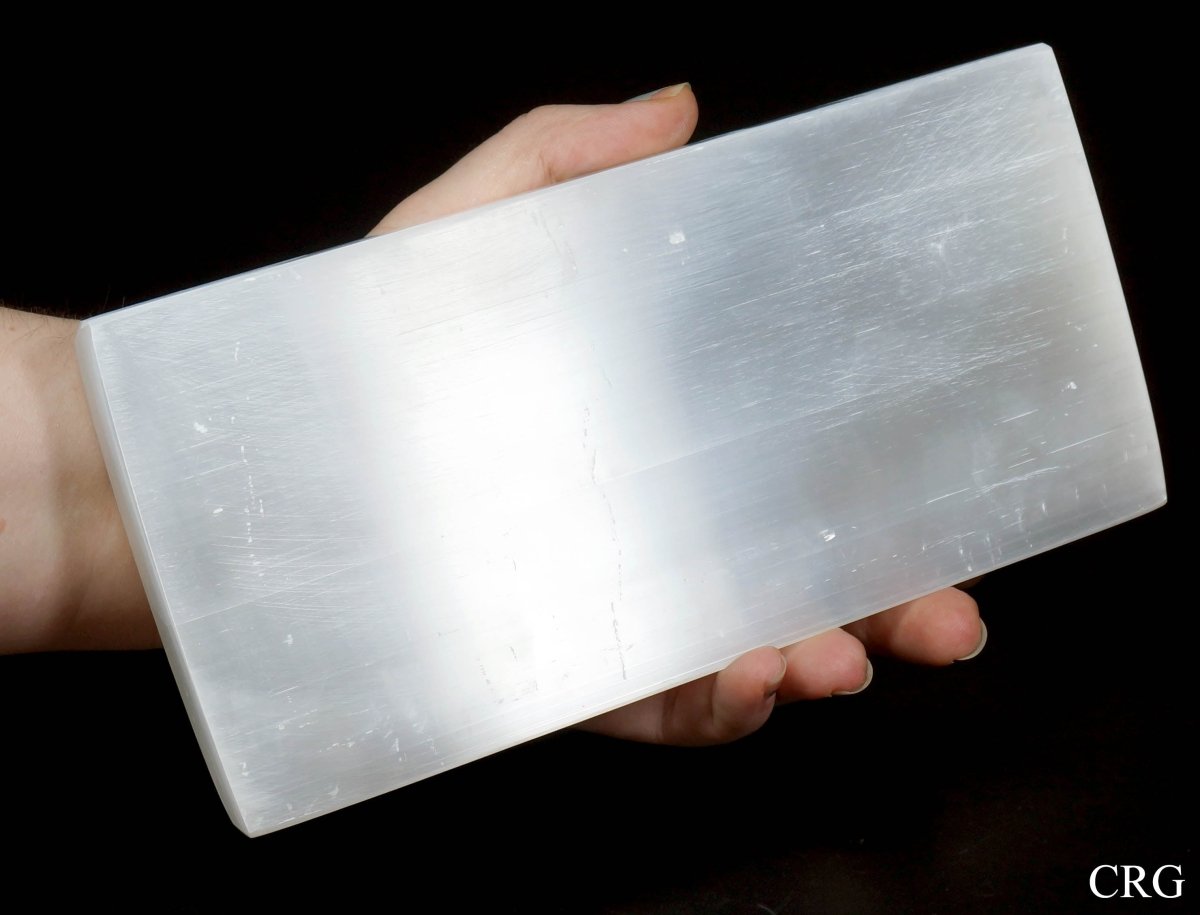 QTY 1 -- Polished Selenite Rectangle Plate