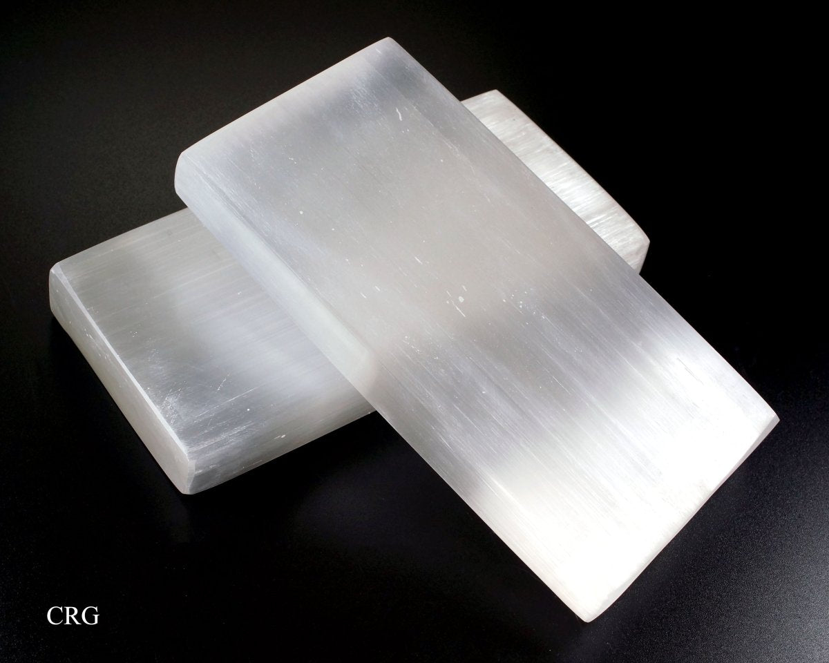 QTY 1 -- Polished Selenite Rectangle Plate