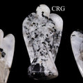 QTY 1 - Rainbow Moonstone Gemstone Pocket Angel / 2" AVG