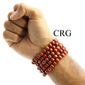 QTY 1 - Red Jasper Stretch Bracelet / 8mm AVG