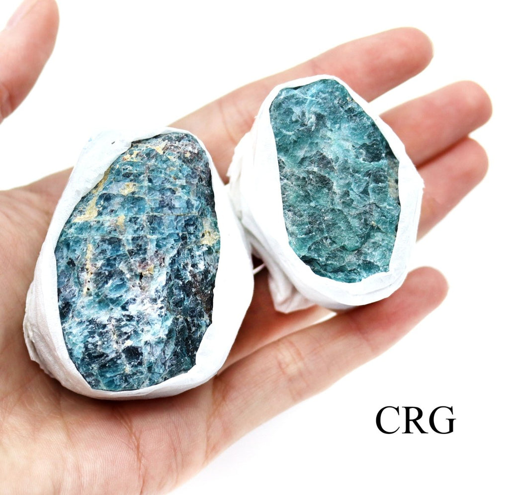 QTY 1 - Rough Apatite Medium Flat / 1-2" AVG