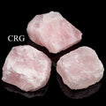 QTY 1 - Rough Rose Quartz Incense Holder / 2.5-3.5" AVG