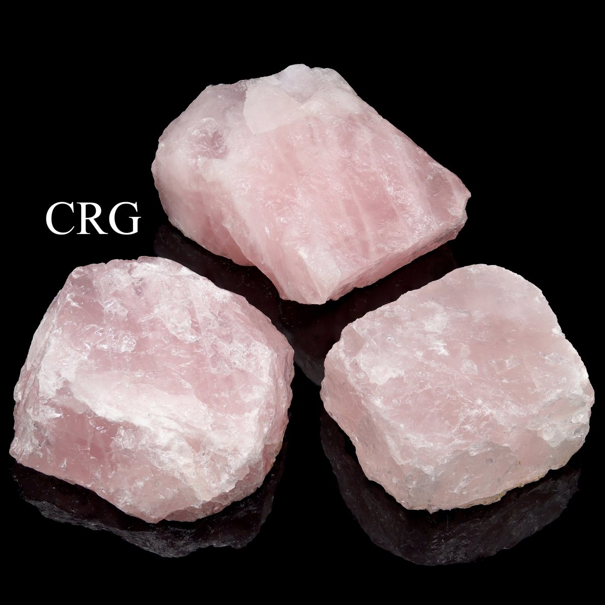 QTY 1 - Rough Rose Quartz Incense Holder / 2.5-3.5" AVG