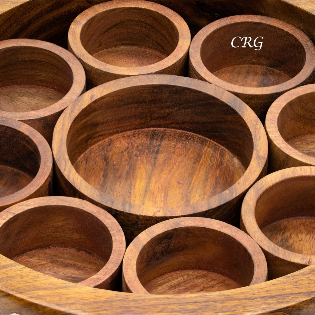 QTY 1 - Vintage Hand Carved Wooden Jewelry Box