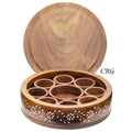 QTY 1 - Vintage Hand Carved Wooden Jewelry Box
