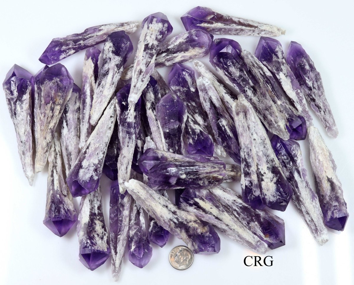 Raw Amethyst Cathedral Points / 2.75-4" AVG - 1 KILO LOT